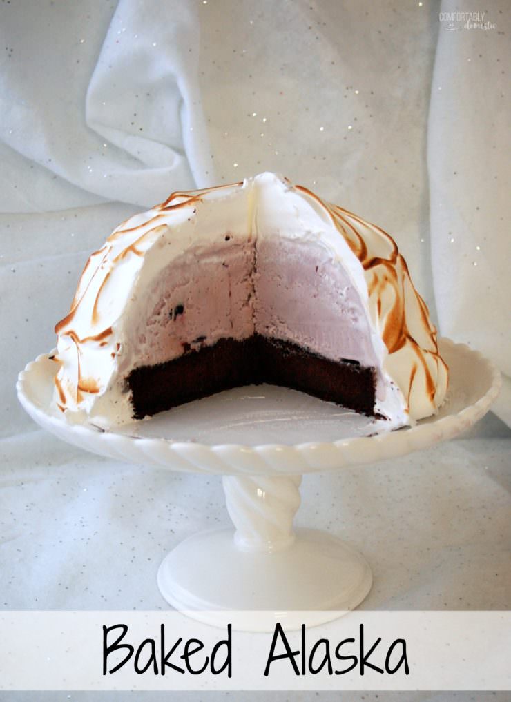 Baked-Alaska is made by encasing layers of tender cake and smooth ice cream in a silky meringue, and then toasting it in the oven. Baked Alaska is a fun and whimsical dessert that is as easy to make as it is impressive to serve.