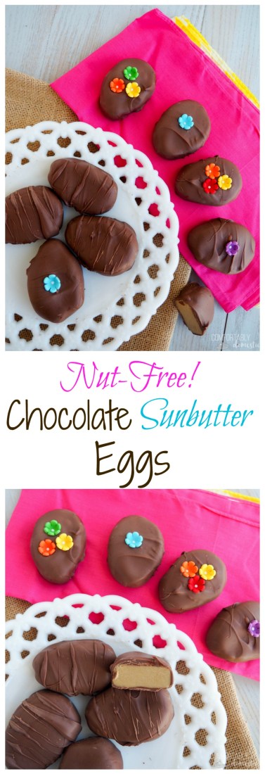 Chocolate-Sunbutter-Eggs are allergy friendly and super delicious. Perfect for Easter baskets!