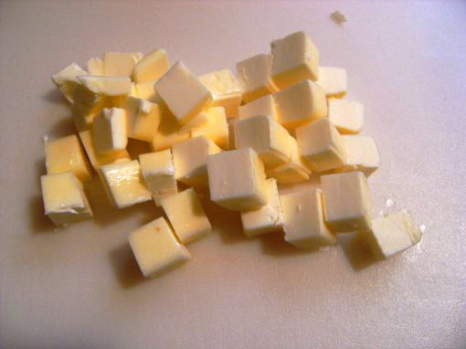 cubed butter