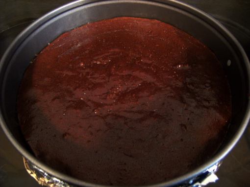 An under baked Chocolate Ugly Cake