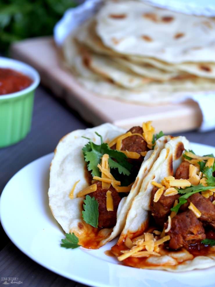 Homemade-flour-tortillas are so incredibly soft and delicious that you’ll wonder how you ever lived without them in your life.