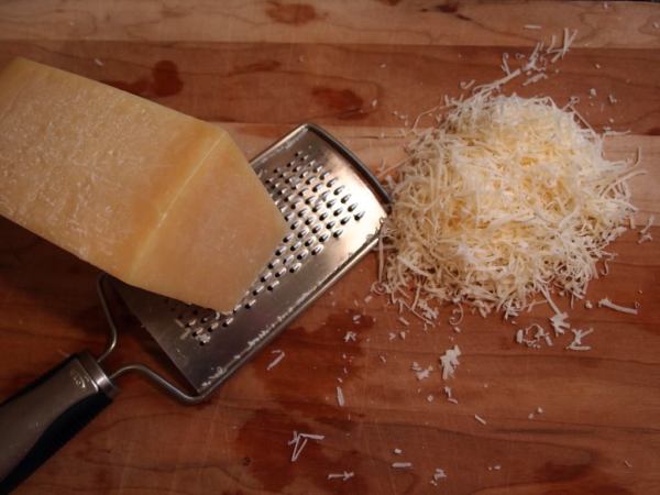 shredded Parmesan cheese
