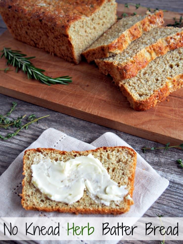 No-Knead-Herb-Batter-Bread is an easy, no knead yeast bread recipe that you're going to love. The pleasant aroma of fresh dill is enough to keep everyone lurking around the oven until it's ready to eat.