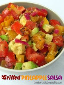 Grilled Pineapple Avocado Salsa