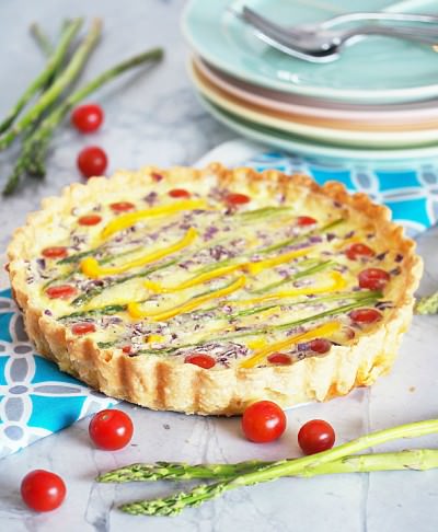 Spring-Vegetable-Quiche-Tart